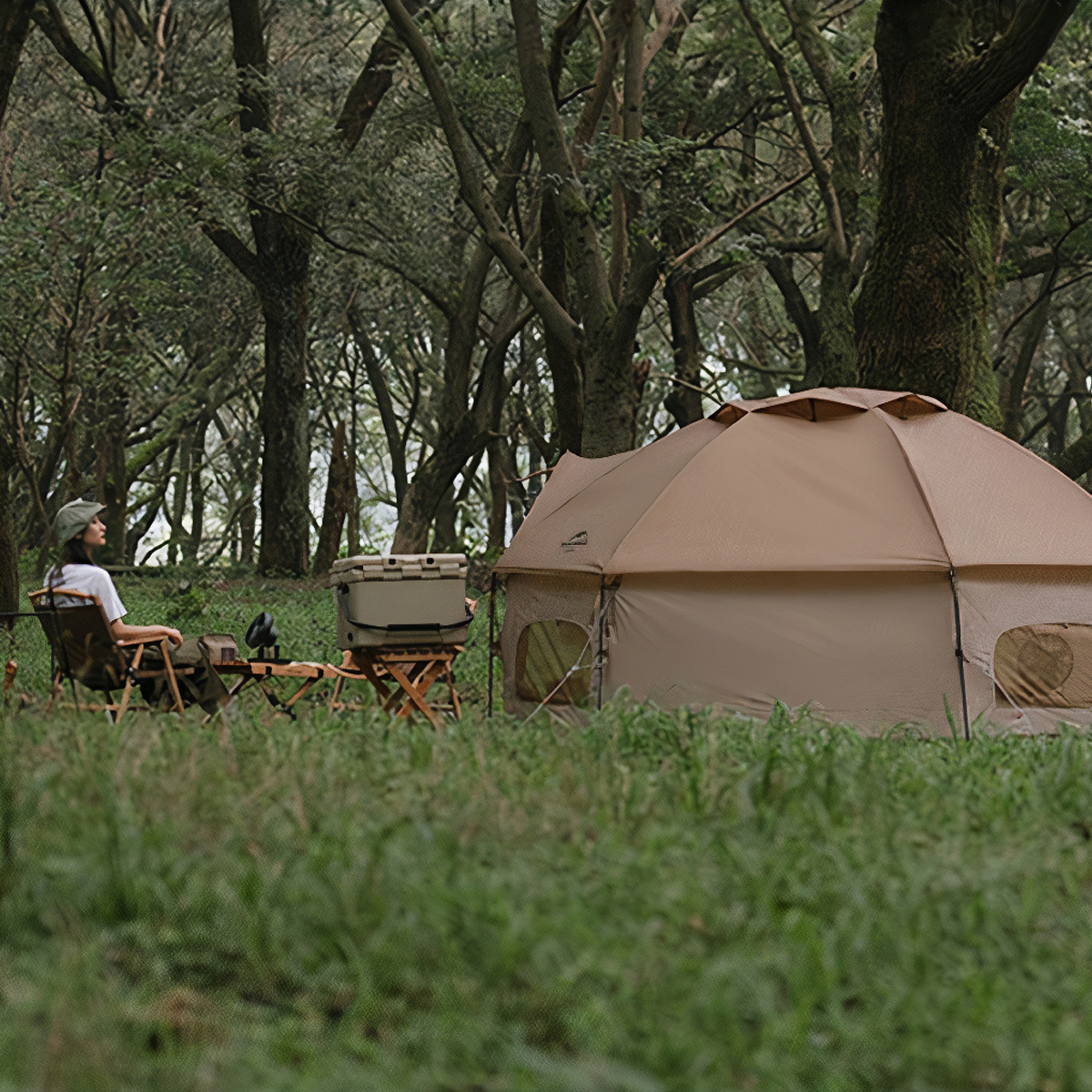 Naturehike Lều nấm cho khoảng 4 người Glamping