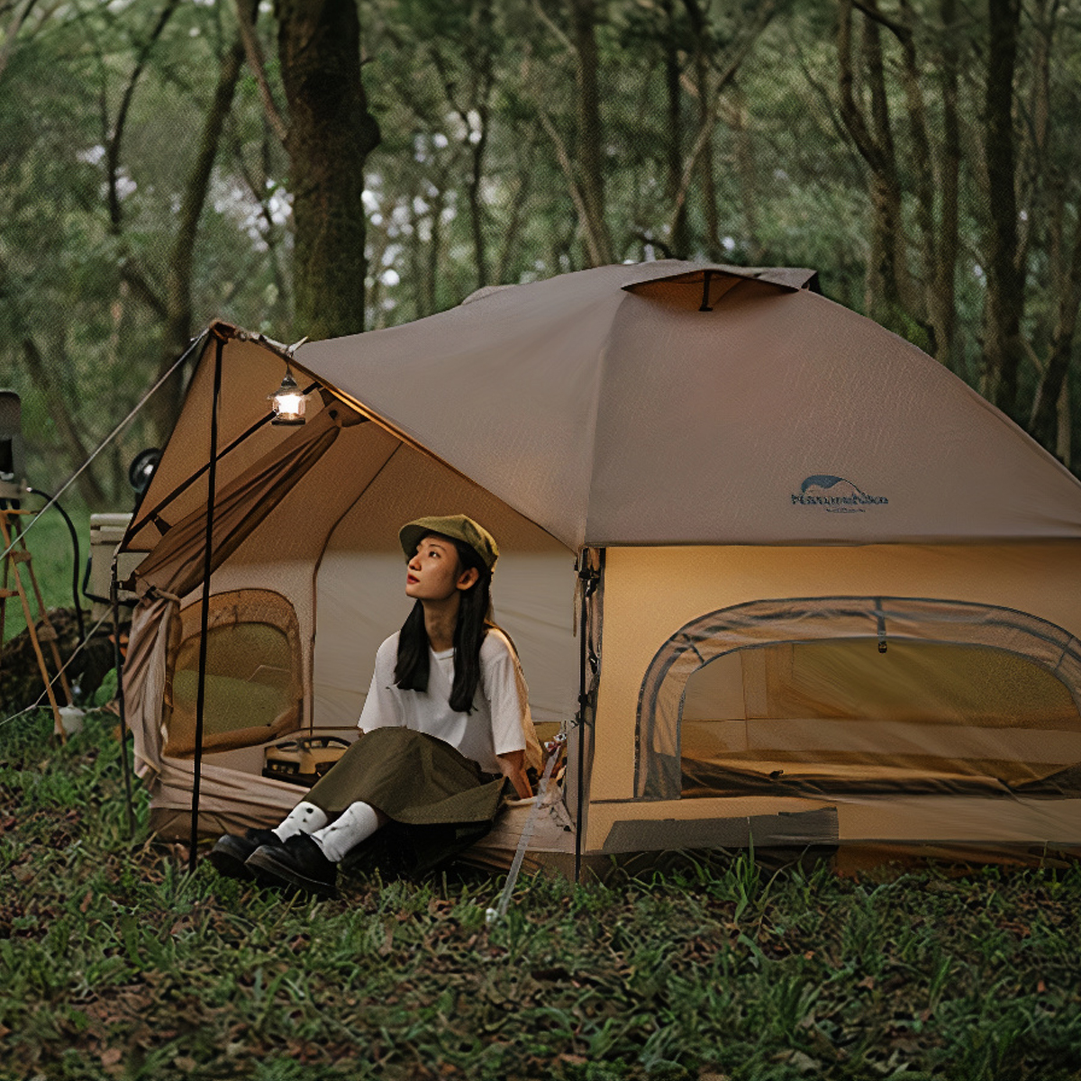 Naturehike Lều nấm cho khoảng 4 người Glamping
