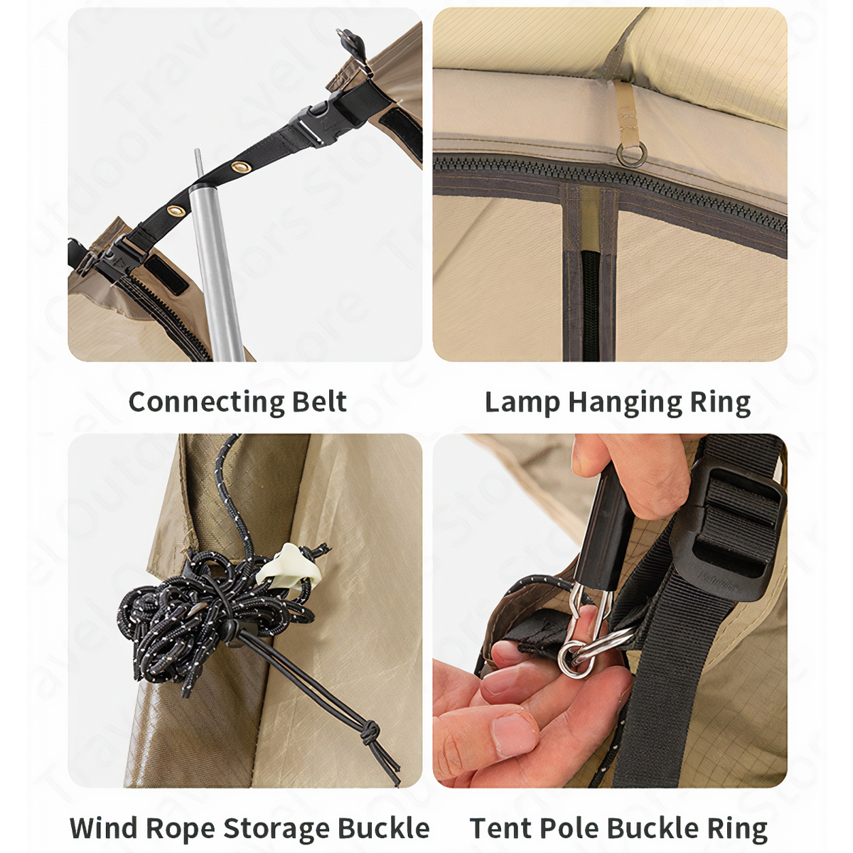 Naturehike Lều Cắm Trại Không Gian Đa Năng Glamping