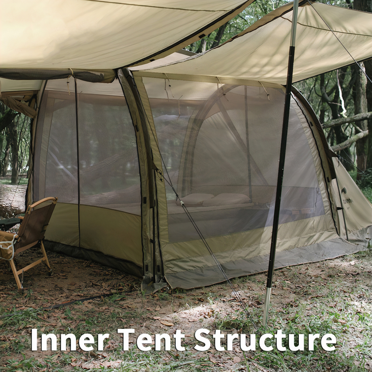 Naturehike Lều Cắm Trại Không Gian Đa Năng Glamping