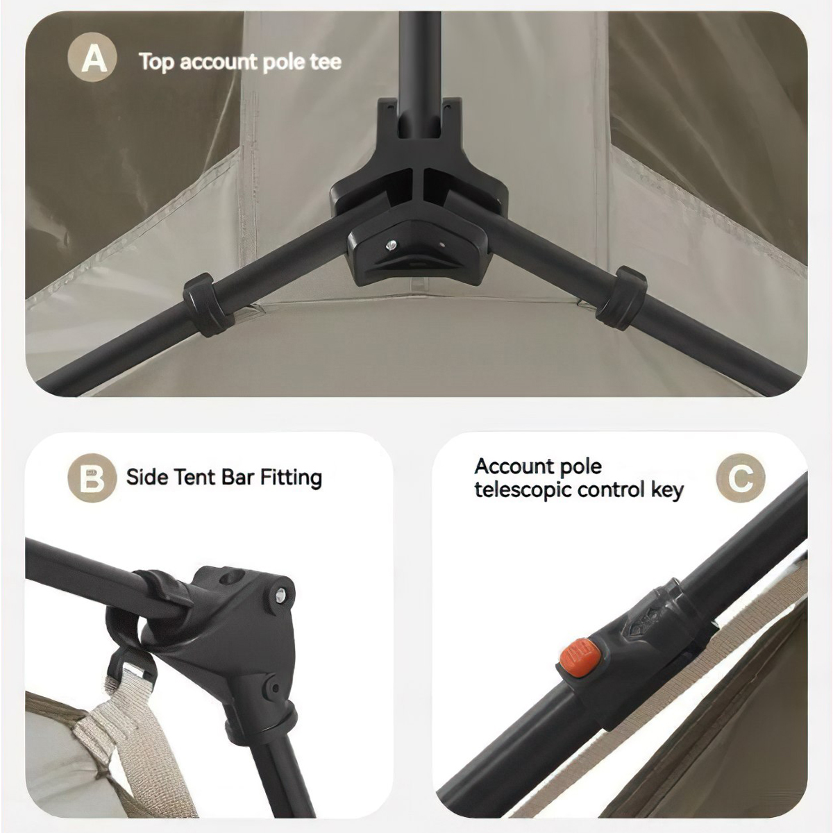 Naturehike Lều Tự Bung Cắm Trại 2 – 4 Người – ( Lều Village 5.0 thế hệ 2 )