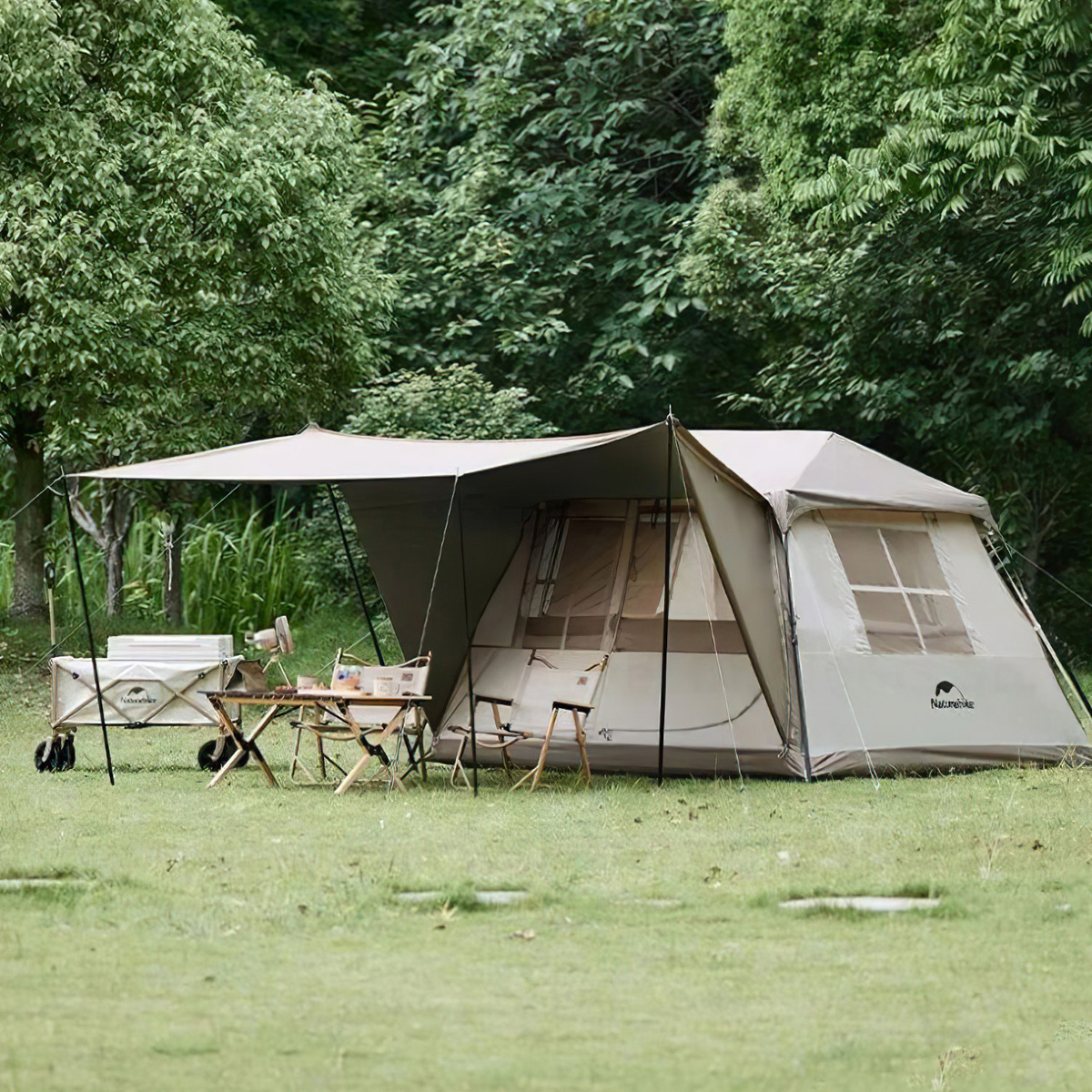 Naturehike Lều Tự Bung Cắm Trại 2 – 4 Người – ( Lều Village 5.0 thế hệ 2 )