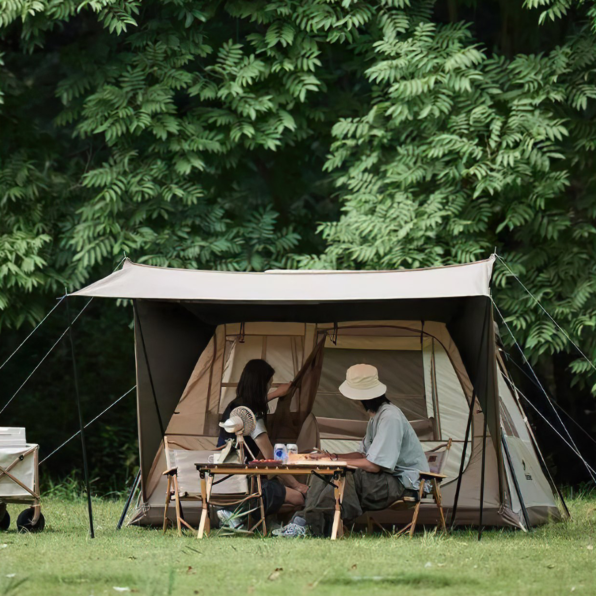 Naturehike Lều Tự Bung Cắm Trại 2 – 4 Người – ( Lều Village 5.0 thế hệ 2 )