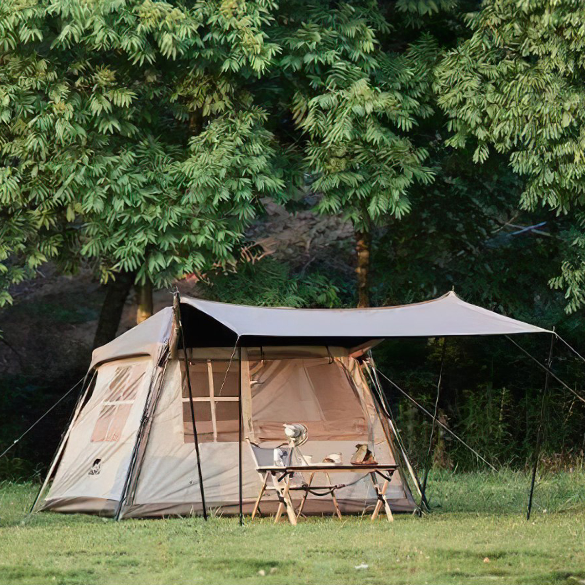 Naturehike Lều Tự Bung Cắm Trại 2 – 4 Người – ( Lều Village 5.0 thế hệ 2 )