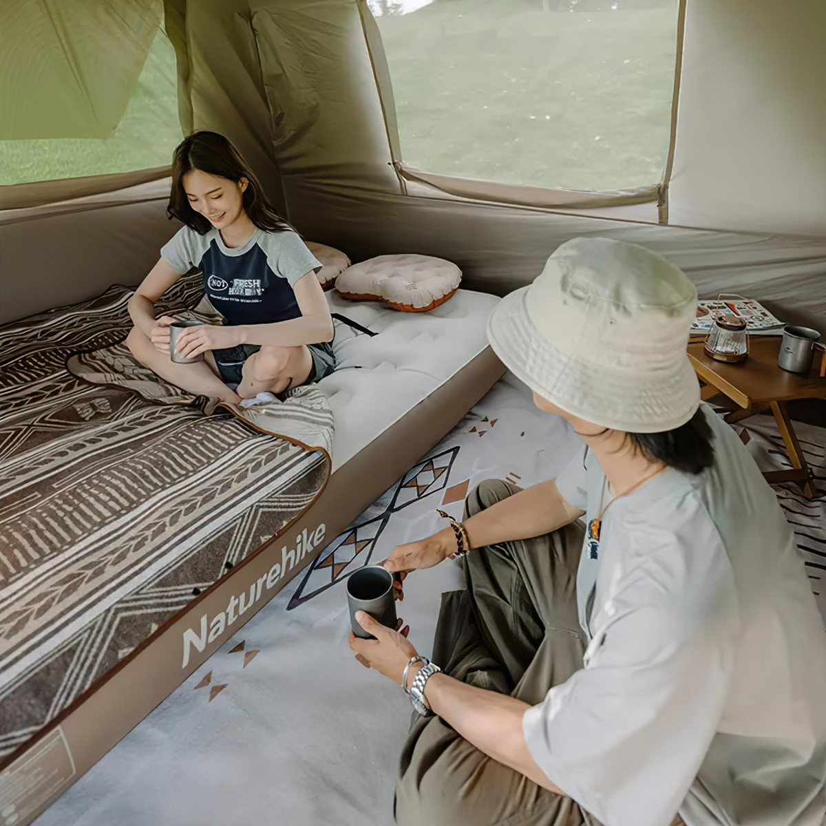 Naturehike Lều Tự Bung Cắm Trại 4 – 5 Người  – ( Lều Village 6.0 thế hệ 2 )