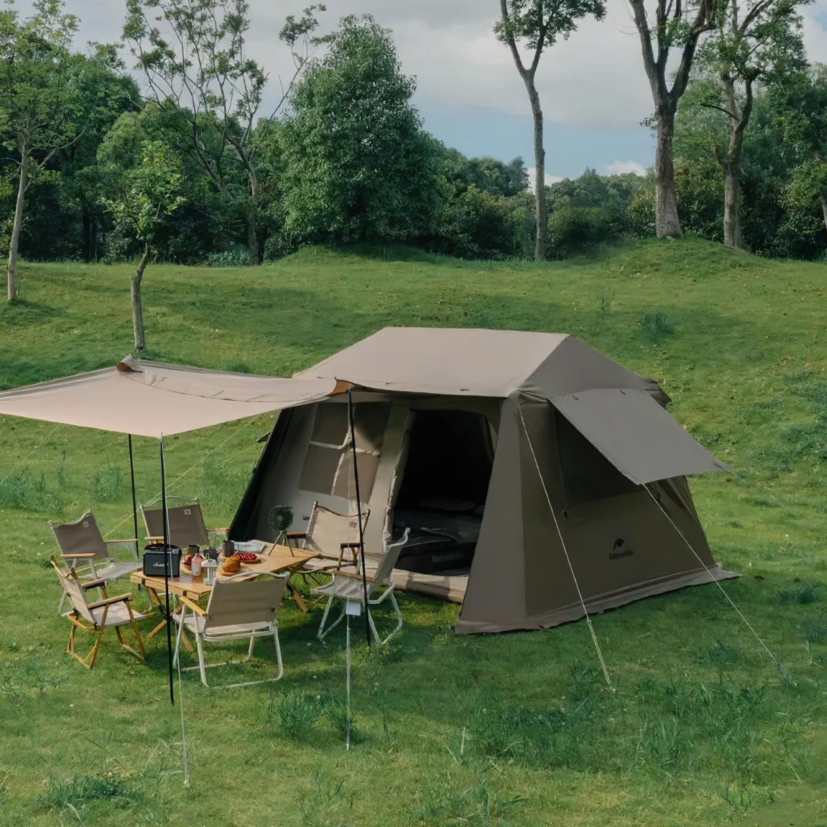 Naturehike Lều Tự Bung Cắm Trại 4 – 5 Người  – ( Lều Village 6.0 thế hệ 2 )