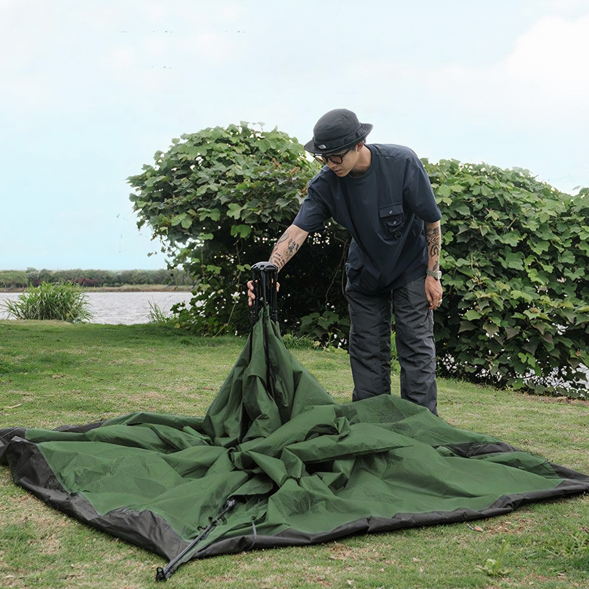 Naturehike NH21ZP008  Lều Cắm Trại 3-4 Người Tự Bung  Pop-up
