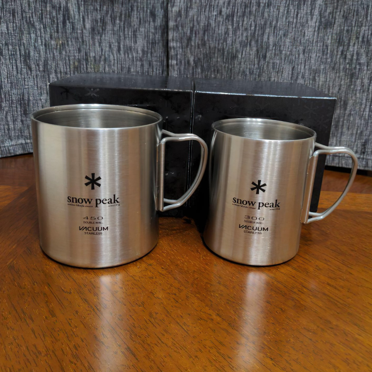 Snowpeak Ly Cách Nhiệt 2 Lớp Cắm Trại Du Lịch Stainless Vacuum-Insulated Mug In 300ml - 450Ml