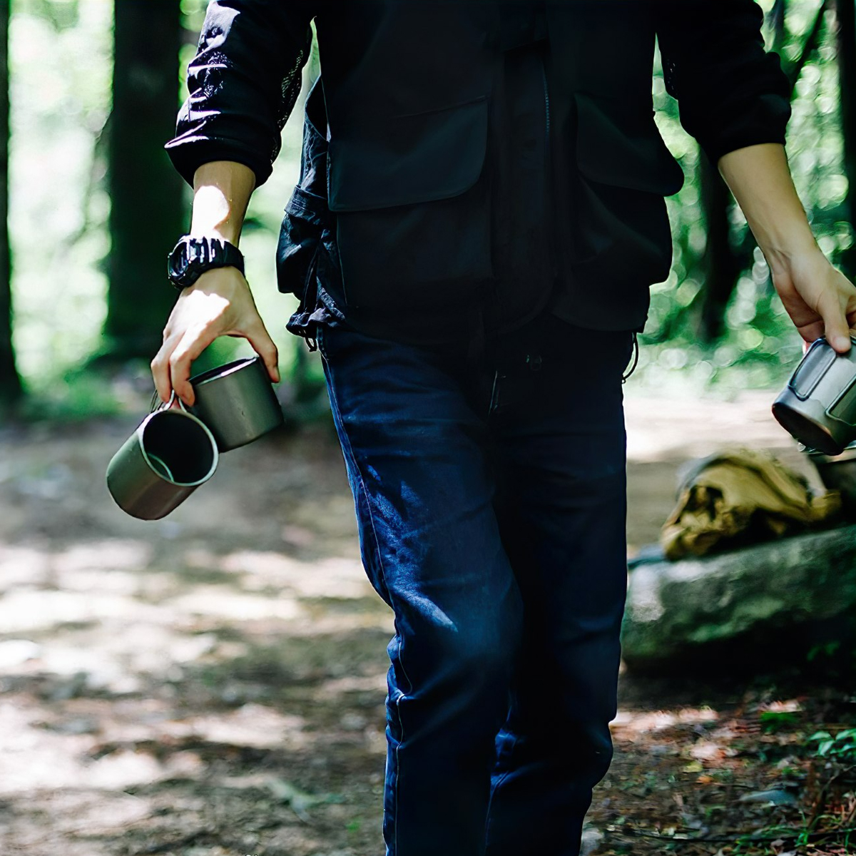 Snowpeak Ly Cách Nhiệt 2 Lớp Cắm Trại Du Lịch Stainless Vacuum-Insulated Mug In 300ml - 450Ml