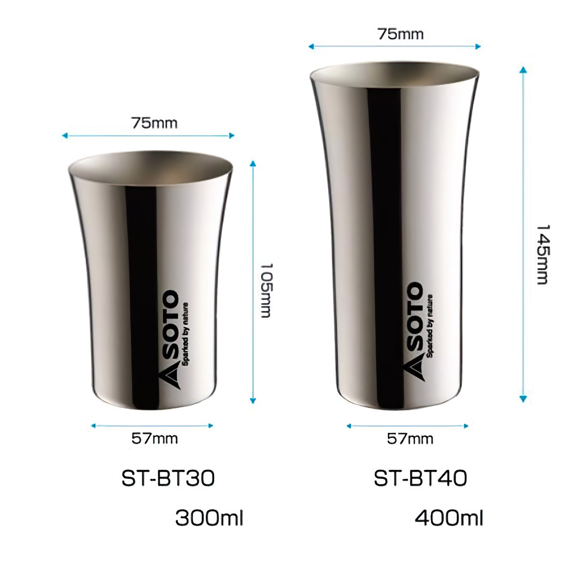 Soto Ly Cắm Trại Du Lịch Stainless Steel Beer Cup