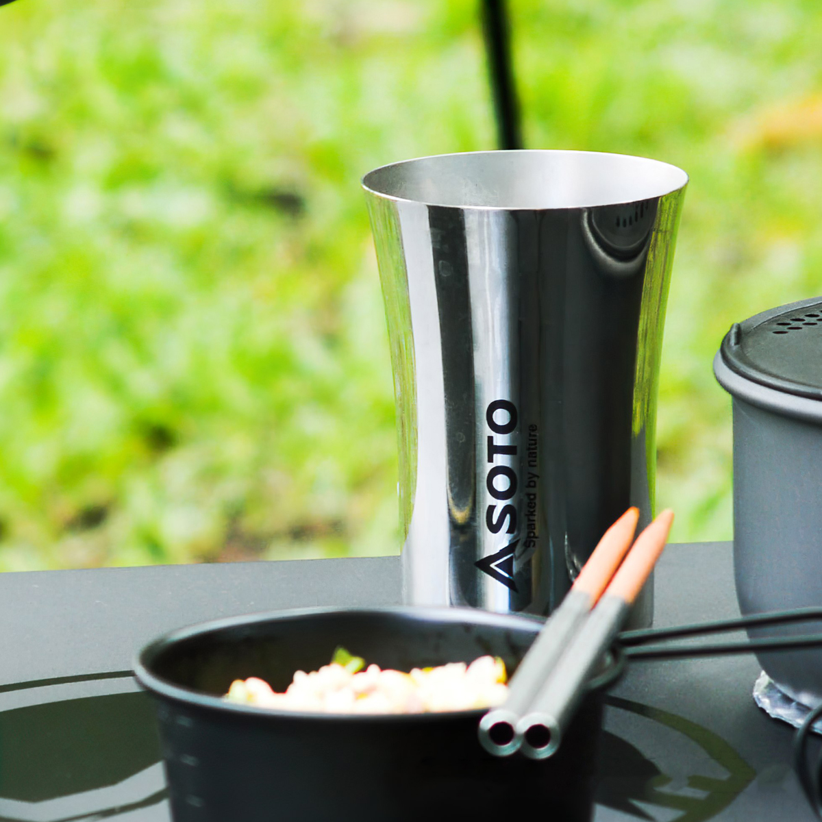 Soto Ly Cắm Trại Du Lịch Stainless Steel Beer Cup