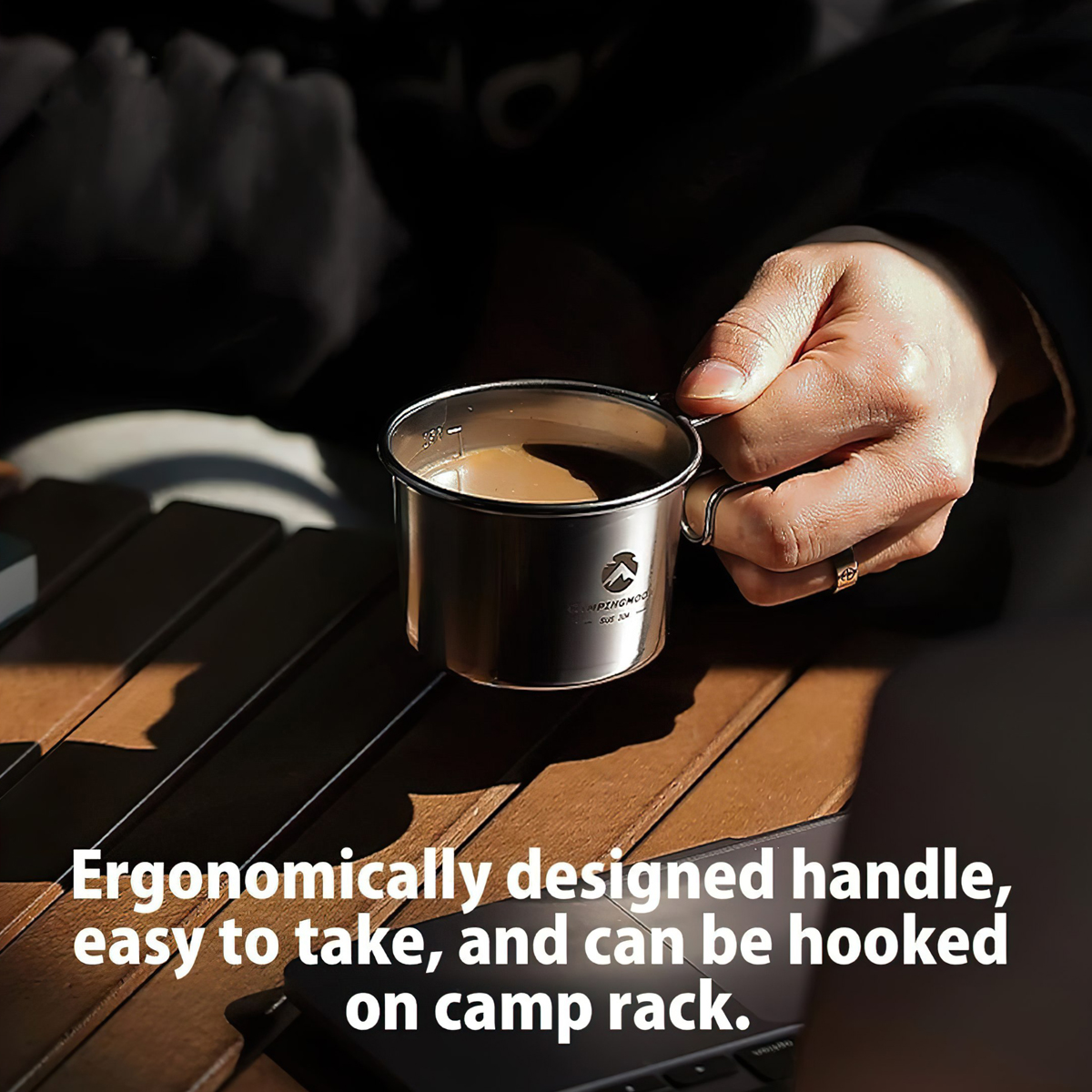 Ly, Cốc Uống Nước Cắm Trại Campingmoon S180 (160ml)