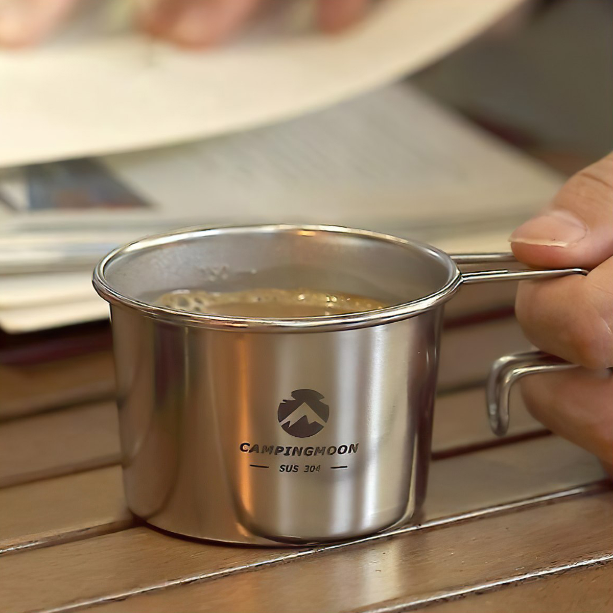 Ly, Cốc Uống Nước Cắm Trại Campingmoon S180 (160ml)