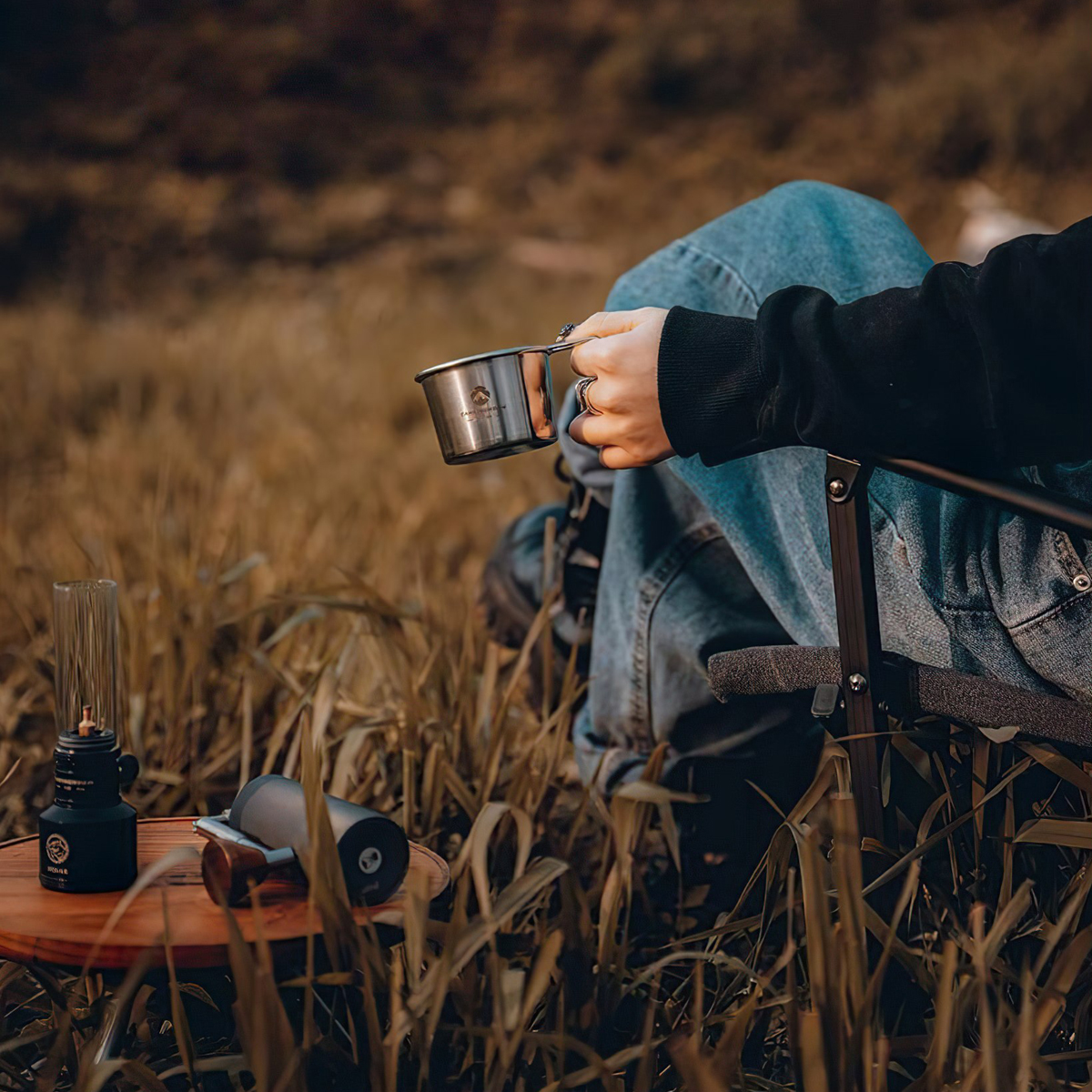 Ly, Cốc Uống Nước Cắm Trại Campingmoon S180 (160ml)