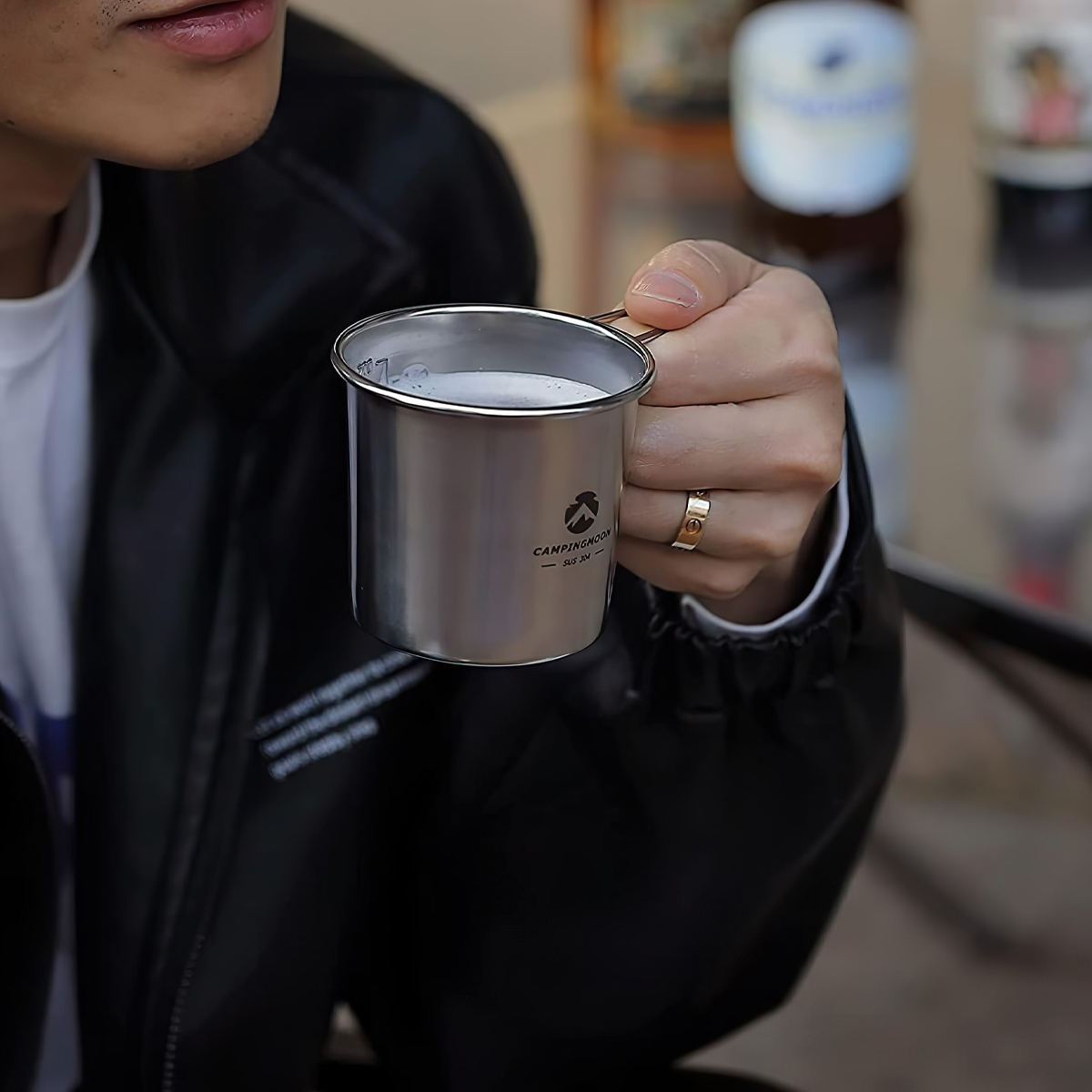 Ly, Cốc Uống Nước Campingmoon S-190 (210ml)