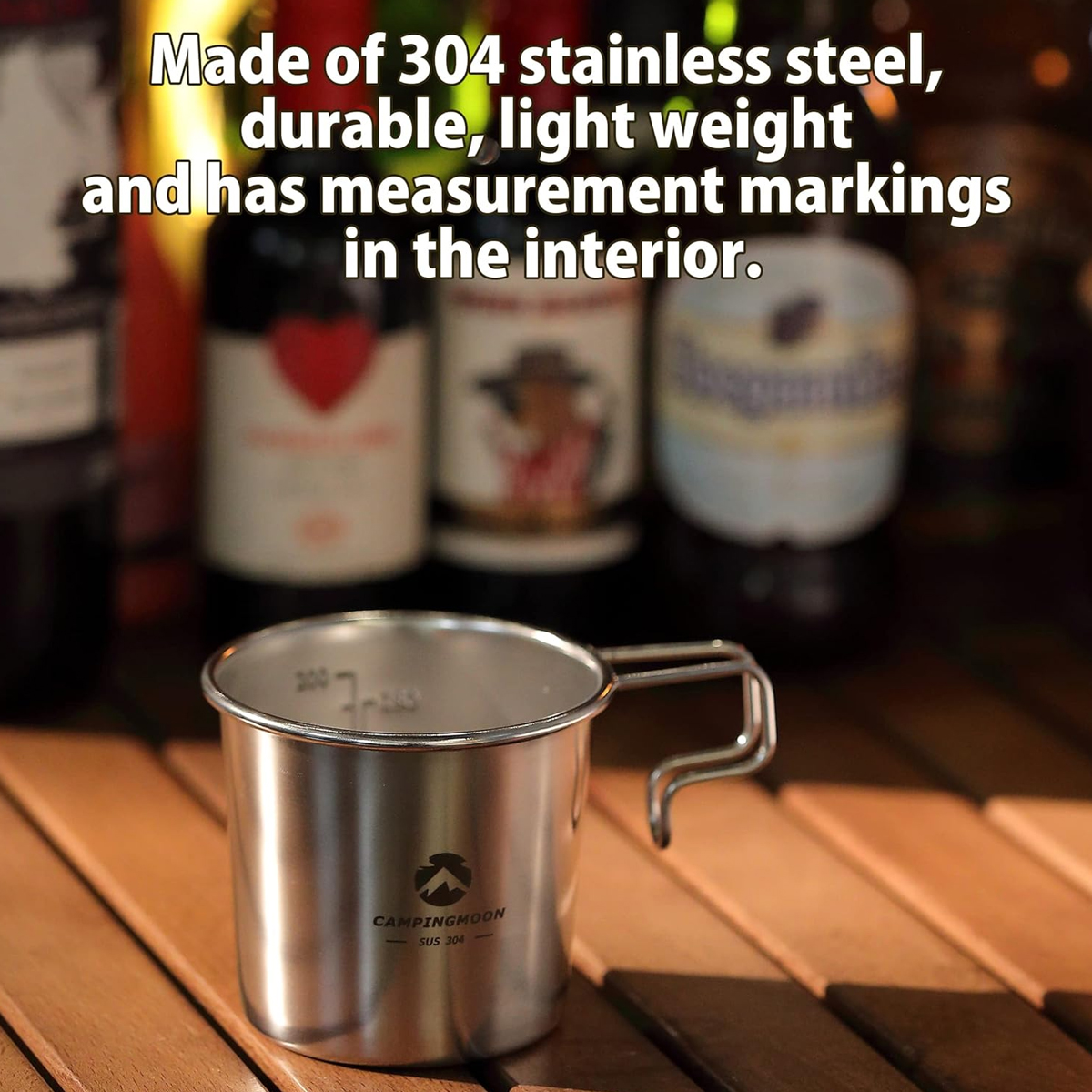 Ly, Cốc Uống Nước Campingmoon S-190 (210ml)