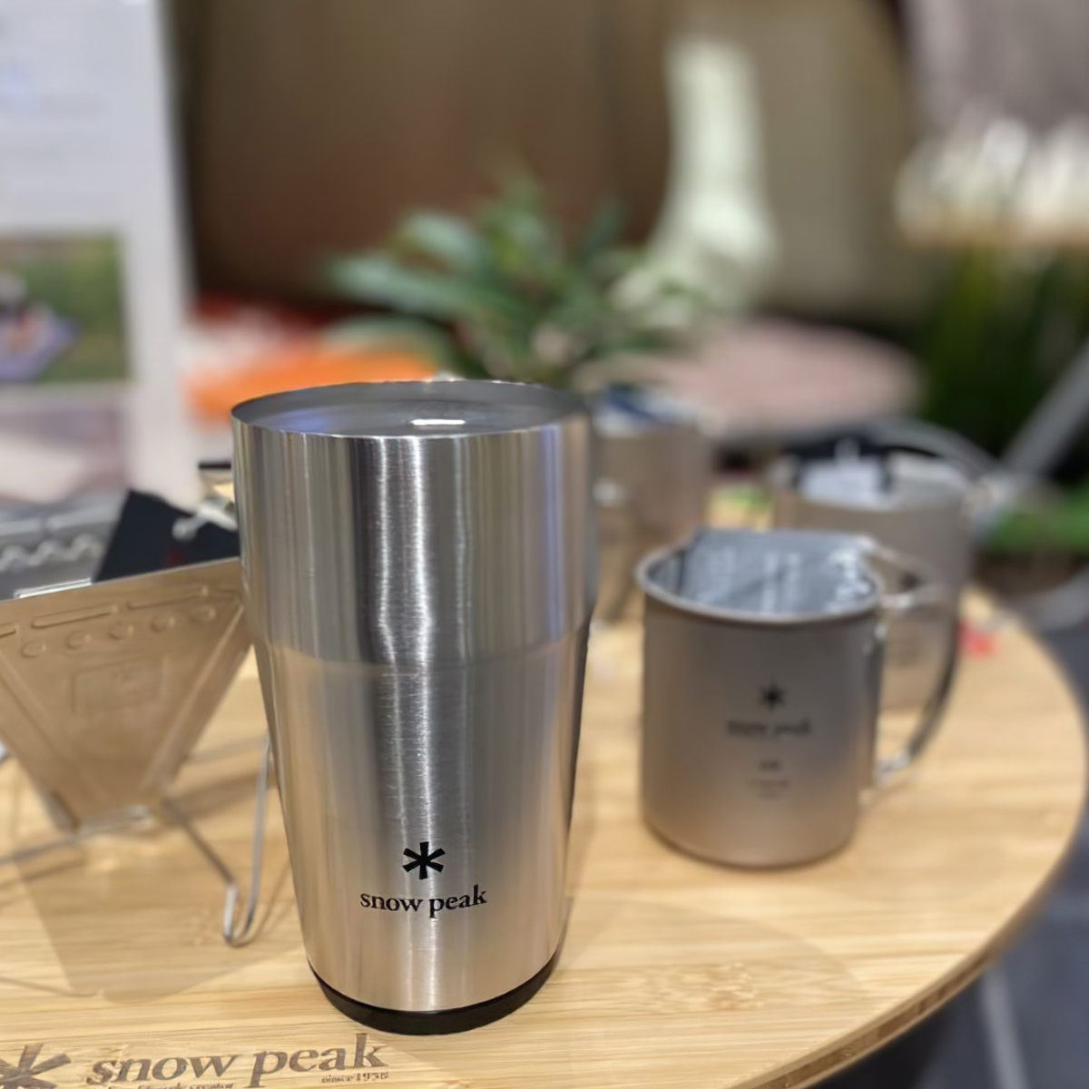 Ly Giữ Nhiệt Cắm Trại Du Lịch Văn Phòng Snowpeak Shimo Tumbler 470