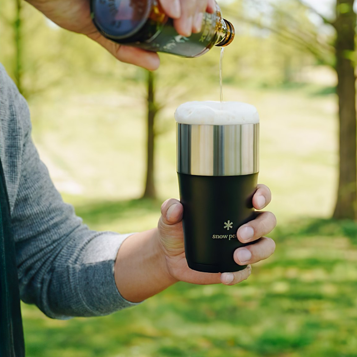 Ly Giữ Nhiệt Cắm Trại Du Lịch Văn Phòng Snowpeak Shimo Tumbler 470