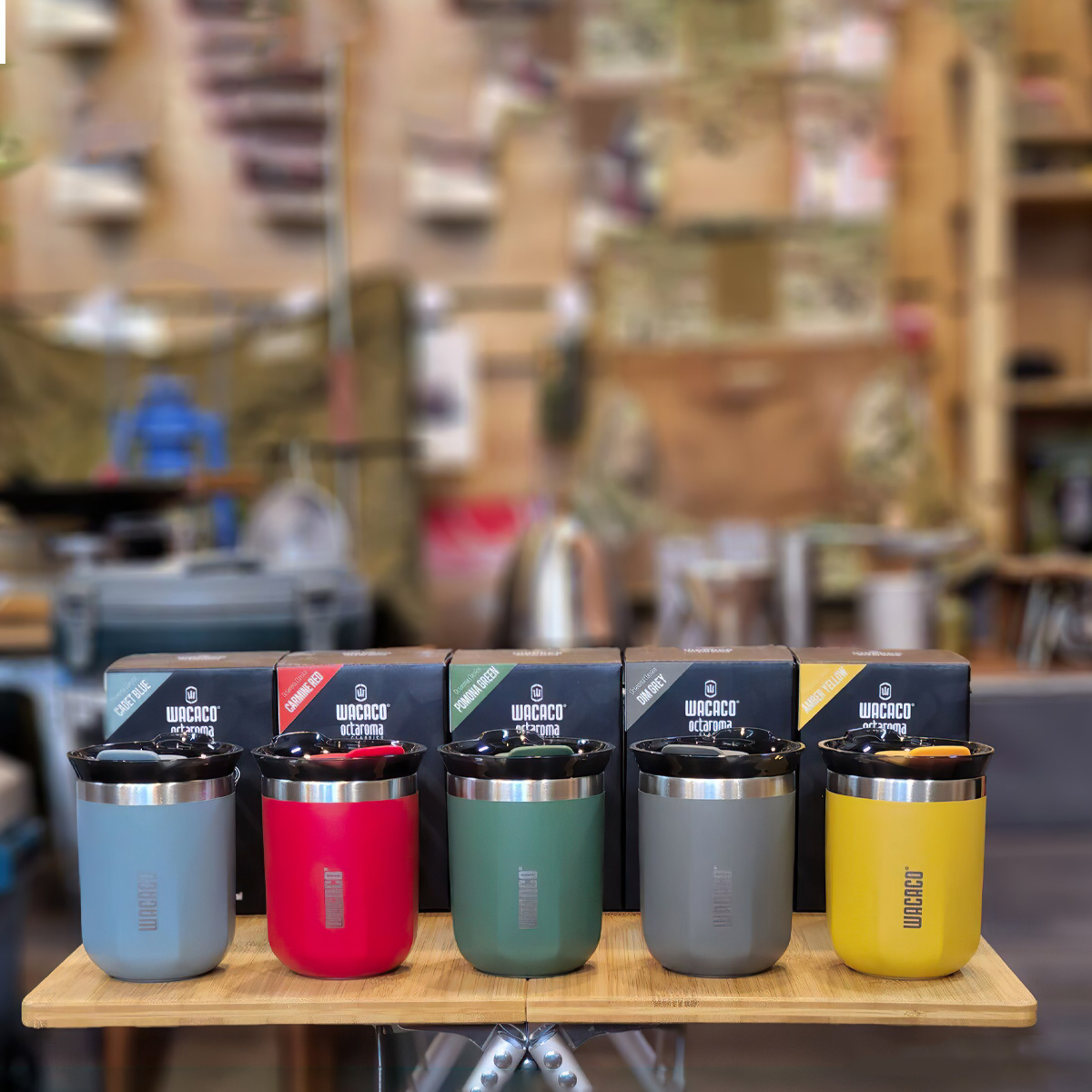 Ly Giữ Nhiệt Cắm Trại Du Lịch Wacaco Octaroma 180ml