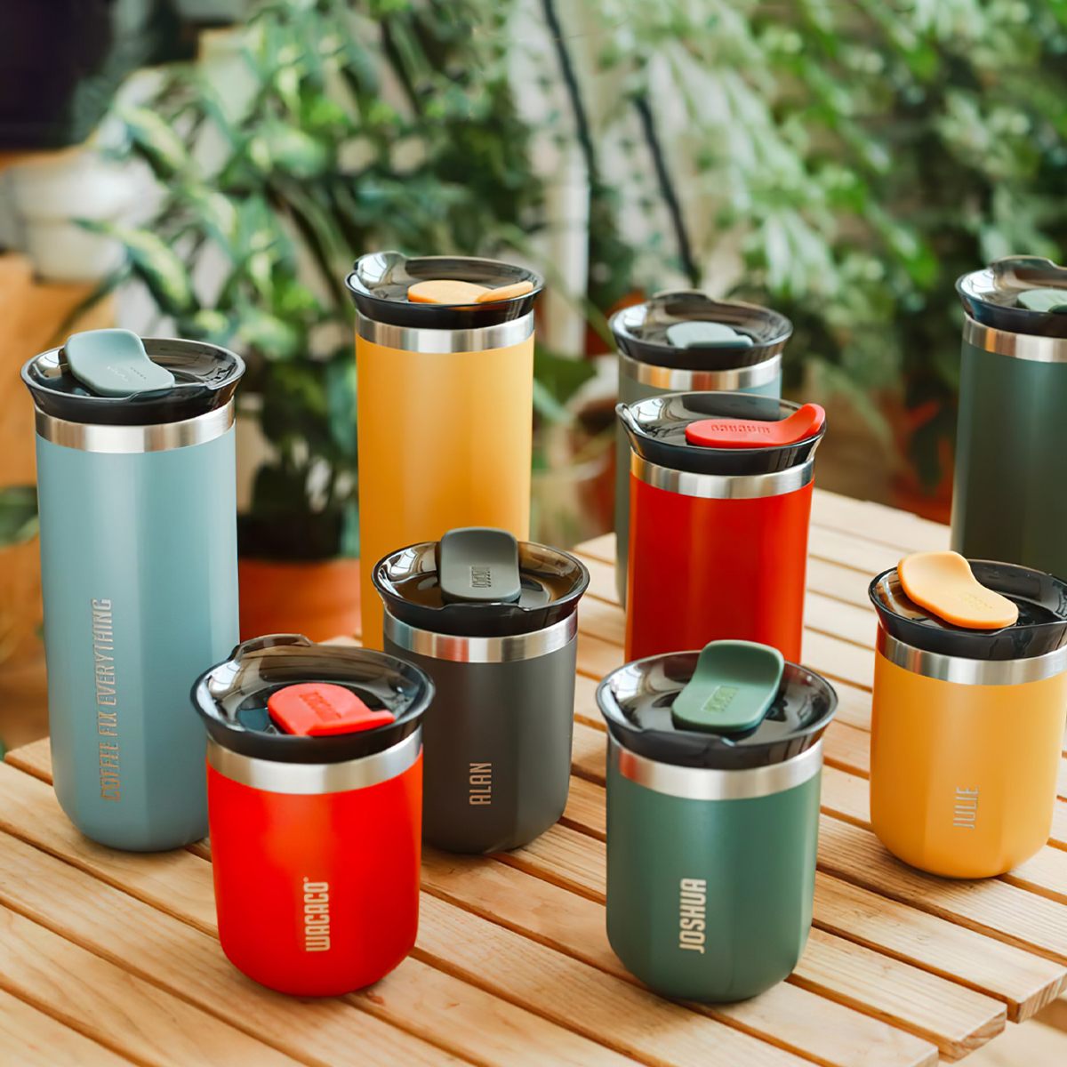 Ly Giữ Nhiệt Cắm Trại Du Lịch Wacaco Octaroma 180ml