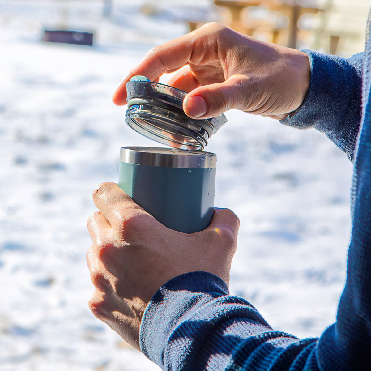 Ly Giữ Nhiệt Cắm Trại Du Lịch Wacaco Octaroma 300ml