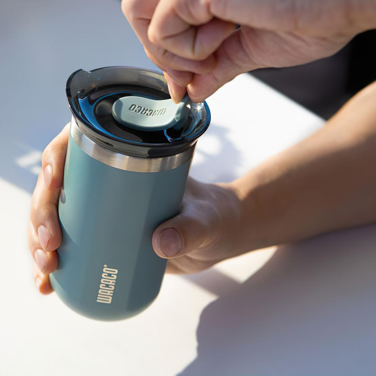 Ly Giữ Nhiệt Cắm Trại Du Lịch Wacaco Octaroma 300ml