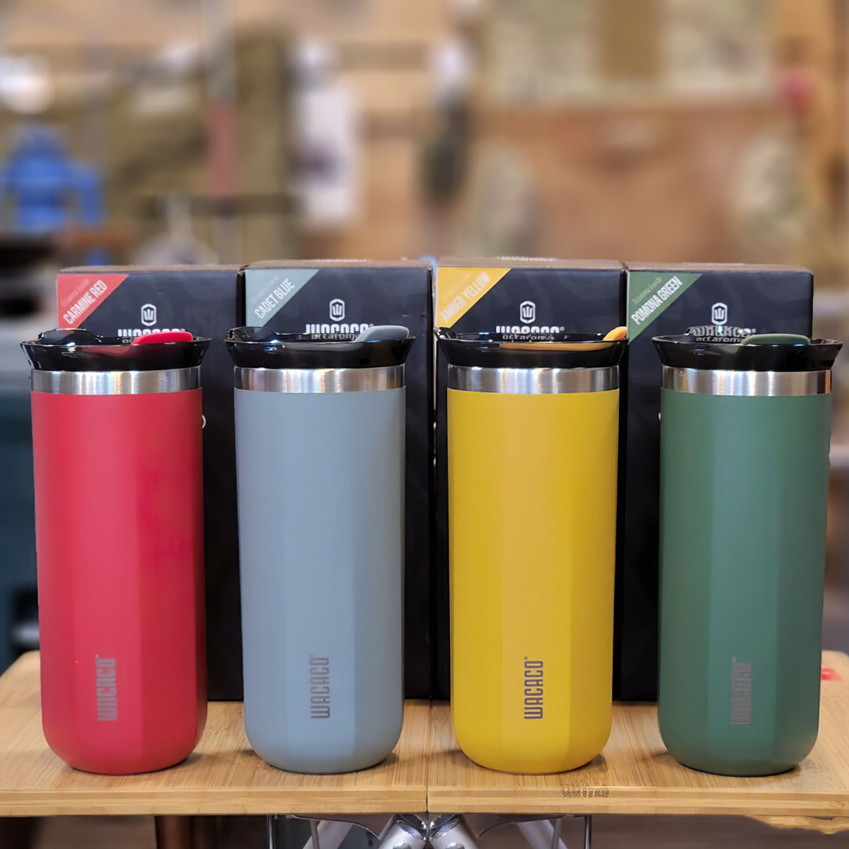 Ly Giữ Nhiệt Cắm Trại Du Lịch Wacaco Octaroma 435ml