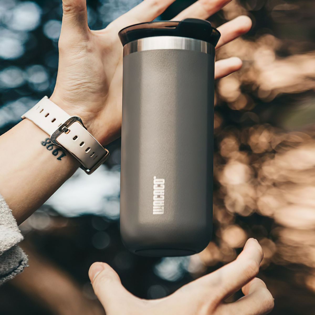 Ly Giữ Nhiệt Cắm Trại Du Lịch Wacaco Octaroma 435ml