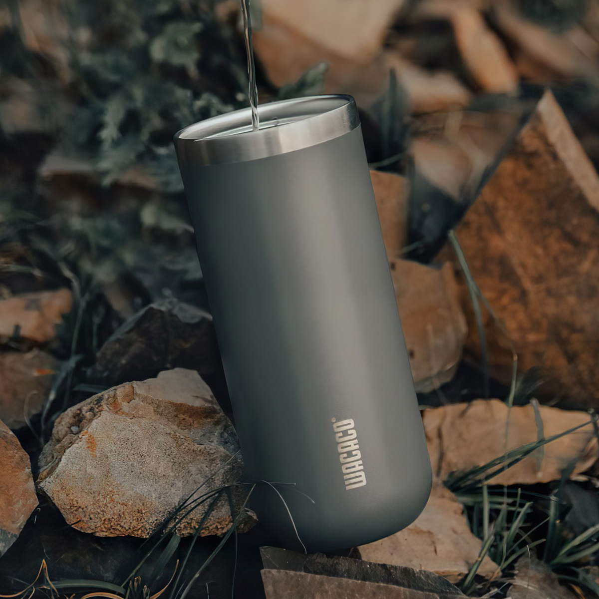 Ly Giữ Nhiệt Cắm Trại Du Lịch Wacaco Octaroma 435ml