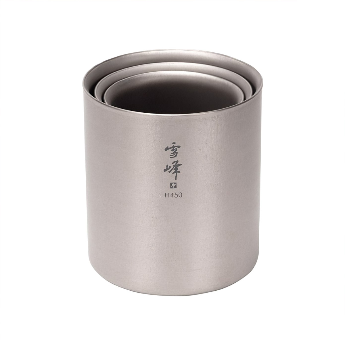 Ly Titanium 2 Lớp Giữ Nhiệt Snowpeak Ti-Double H200 - H450 Stacking Mug 200ml – 450ml