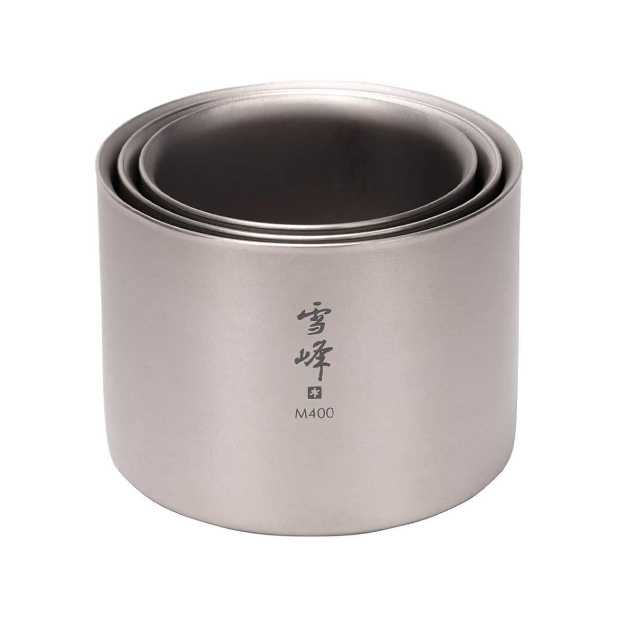 Snowpeak Ly Titanium 2 Lớp Giữ Nhiệt Ti-Double M200 – M400 Stacking Mug 200ml – 400ml