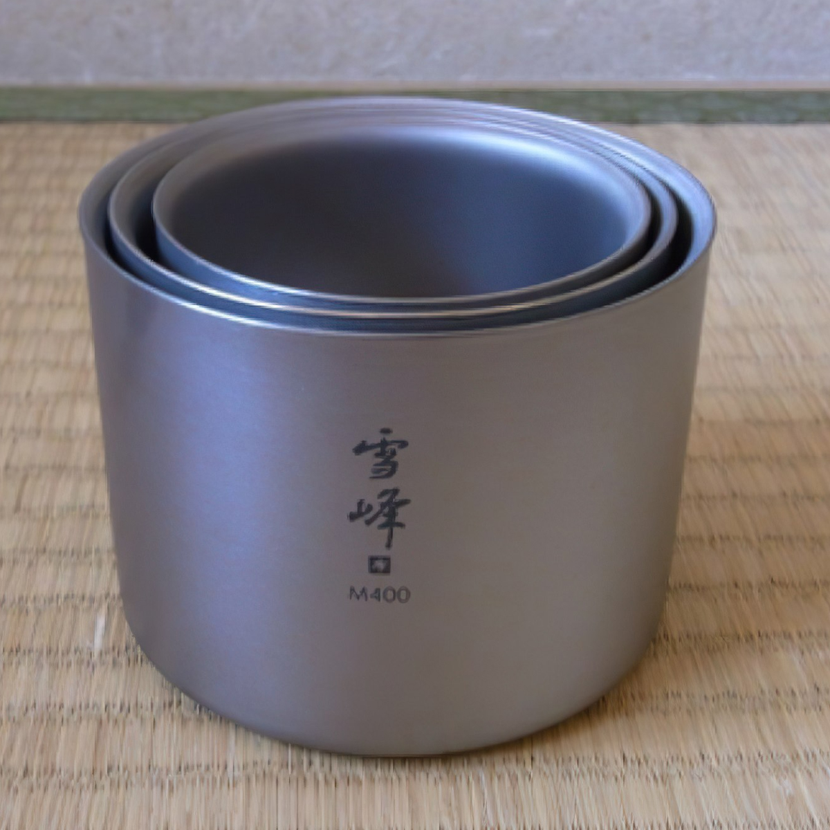 Snowpeak Ly Titanium 2 Lớp Giữ Nhiệt Ti-Double M200 – M400 Stacking Mug 200ml – 400ml