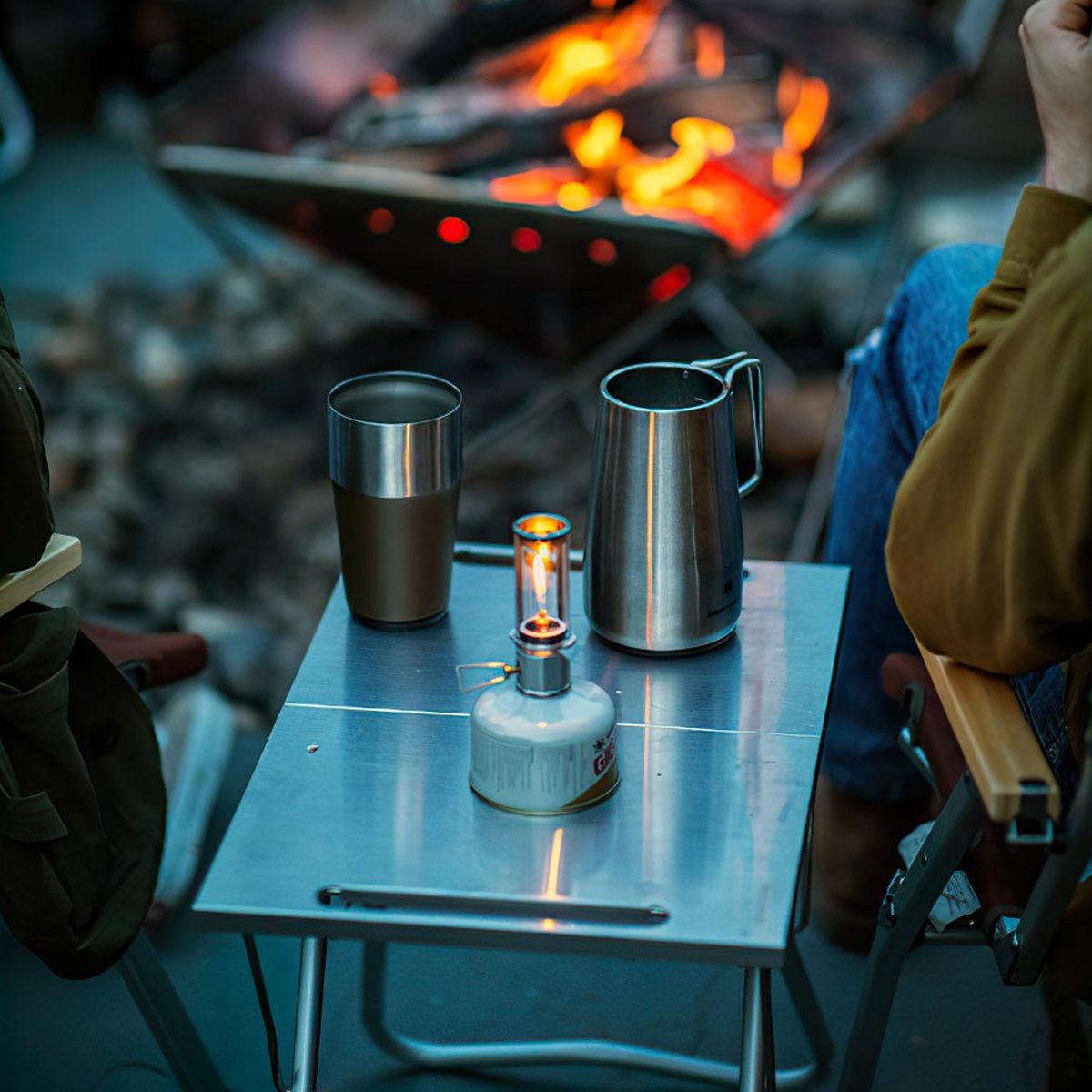 Snowpeak Ly Thép Không Gỉ Cách Nhiệt 2 Lớp Cắm Trại Du Lịch Shimo Stein 700Ml