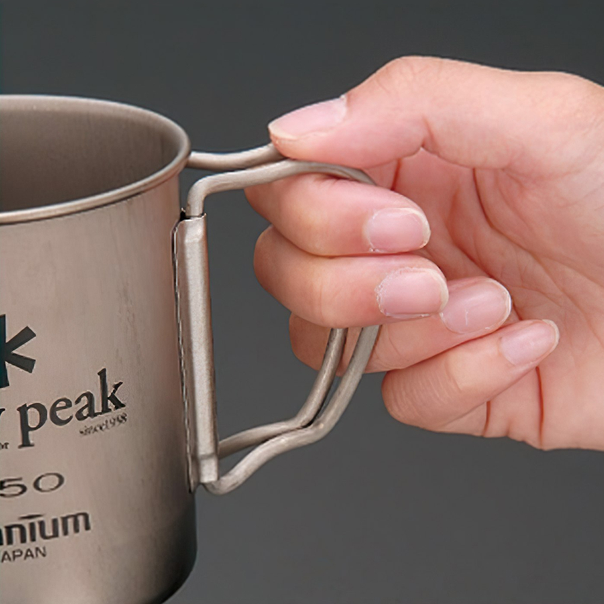 Snowpeak Ly Thép Không Gỉ Cách Nhiệt 2 Lớp Giữ Nhiệt Tốt Cắm Trại Du Lịch Ti-Double 200 – 450ml Mug