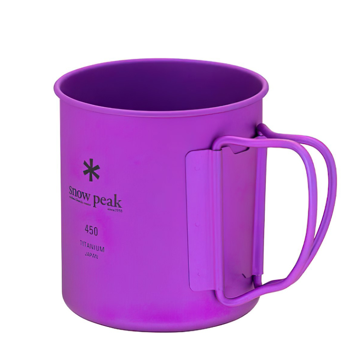 Snowpeak Ly Titan Siêu Bền Và Siêu Nhẹ Cắm Trại Du Lịch Ti-Single 450Ml Anodized Cup