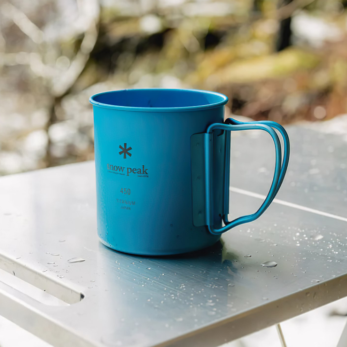 Snowpeak Ly Titan Siêu Bền Và Siêu Nhẹ Cắm Trại Du Lịch Ti-Single 450Ml Anodized Cup