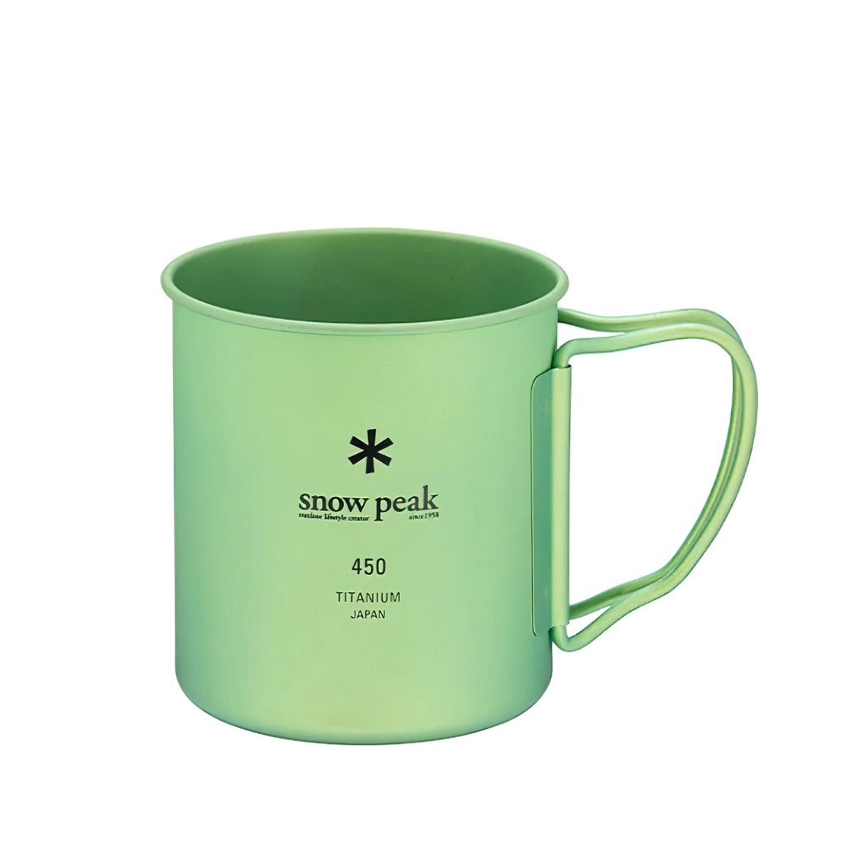 Snowpeak Ly Titan Siêu Bền Và Siêu Nhẹ Cắm Trại Du Lịch Ti-Single 450Ml Anodized Cup