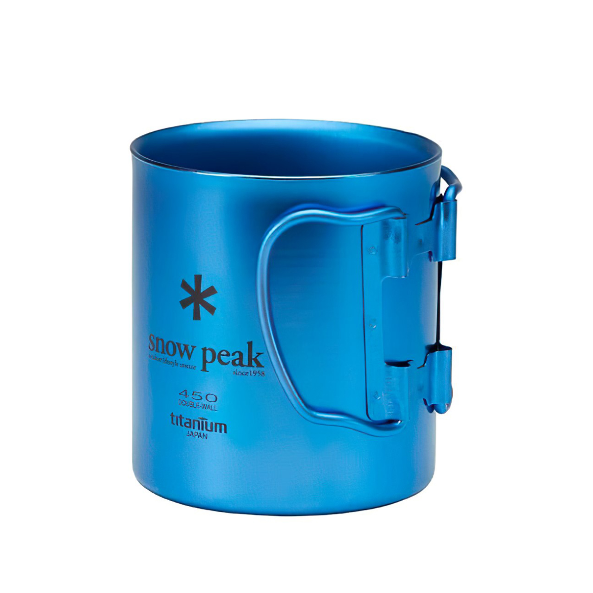 Snowpeak Ly Titan Siêu Bền Và Siêu Nhẹ Cắm Trại Du Lịch Titanium Double Wall Colored Cup 450ml
