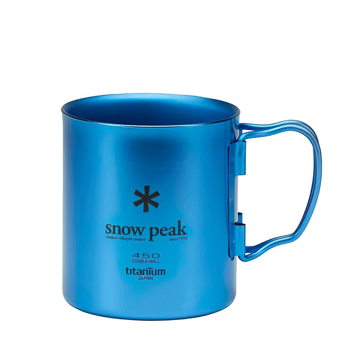 Snowpeak Ly Titan Siêu Bền Và Siêu Nhẹ Cắm Trại Du Lịch Titanium Double Wall Colored Cup 450ml