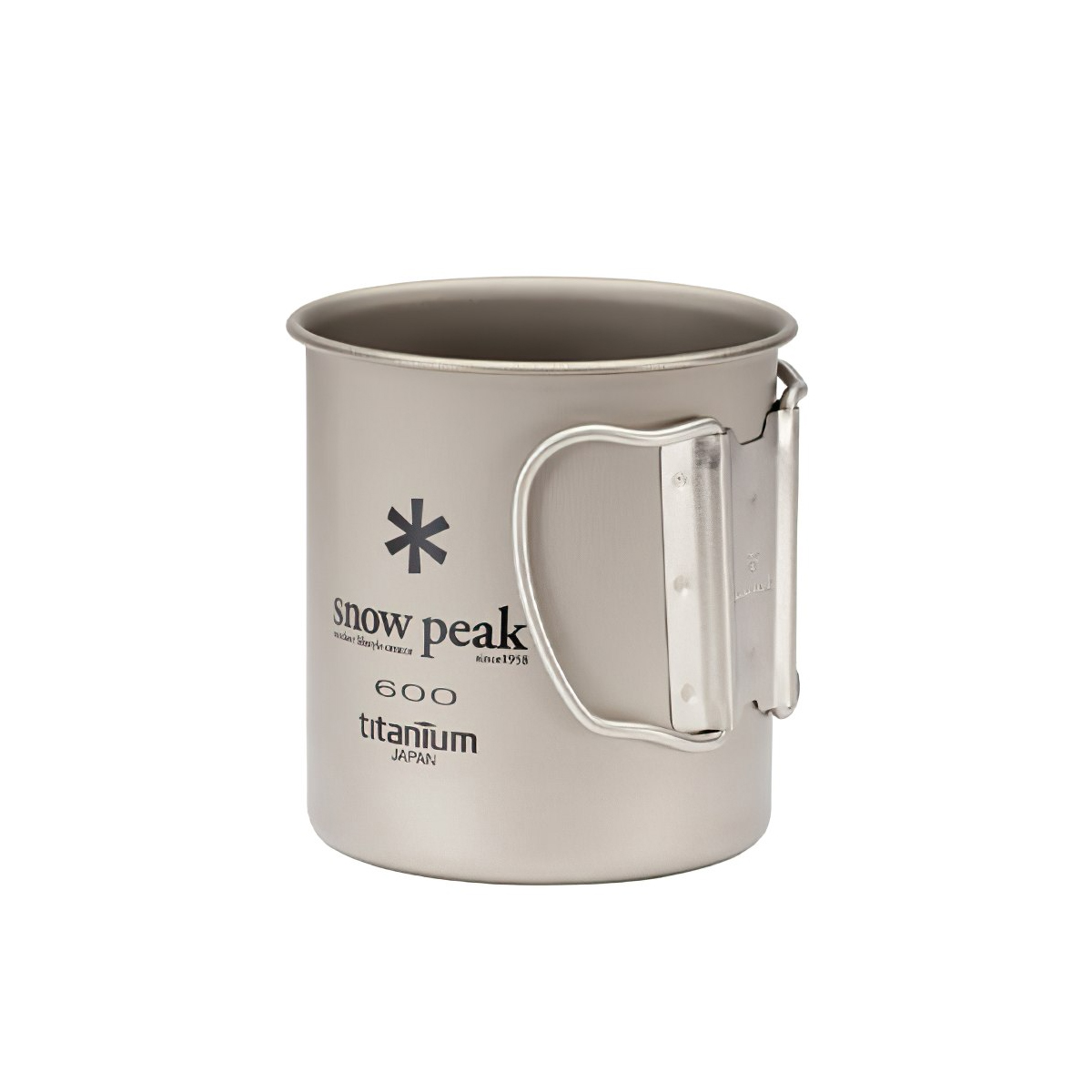 Ly Titan Siêu Bền Và Siêu Nhẹ Cắm Trại Du Lịch Snowpeak Titanium Single Cup 600ml