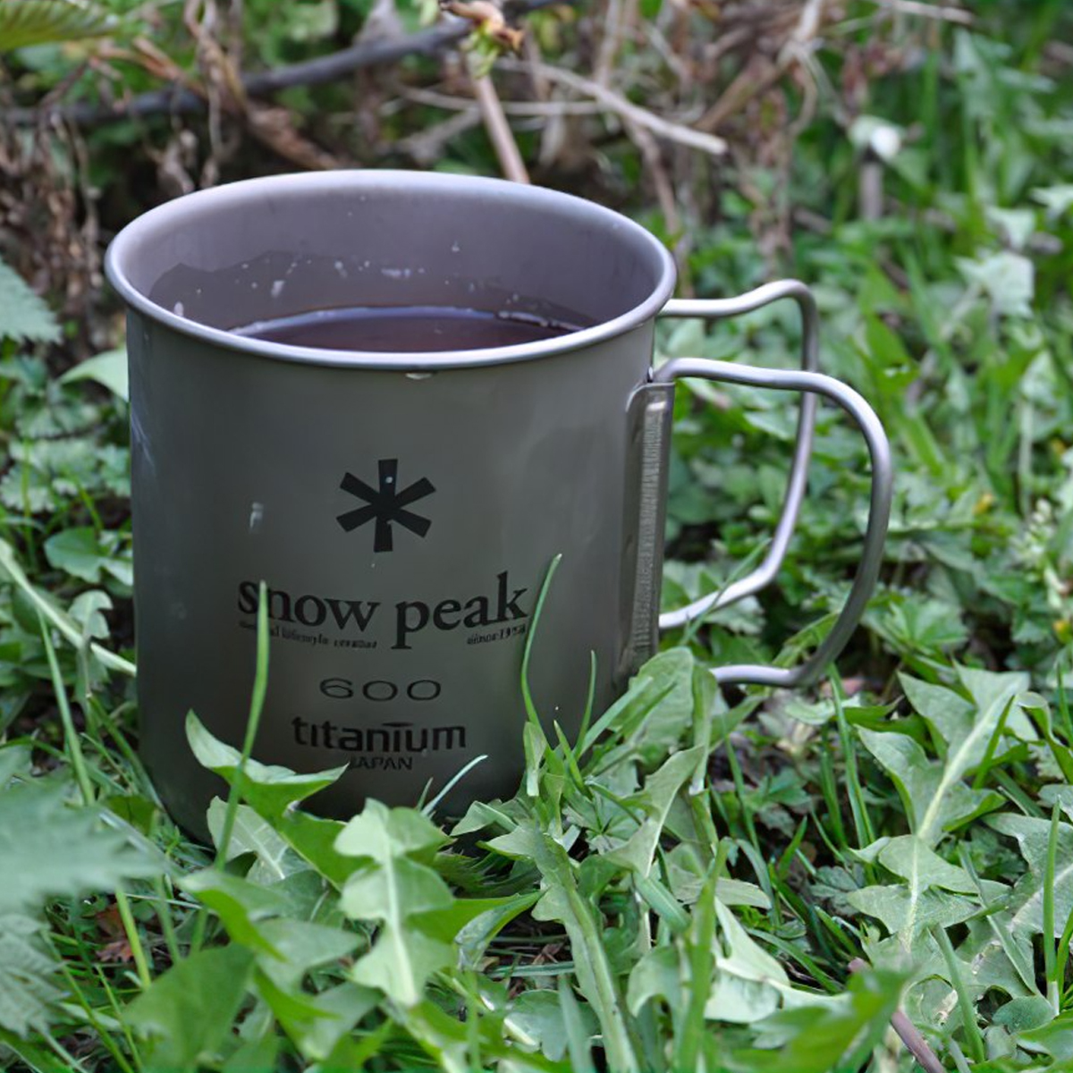Ly Titan Siêu Bền Và Siêu Nhẹ Cắm Trại Du Lịch Snowpeak Titanium Single Cup 600ml