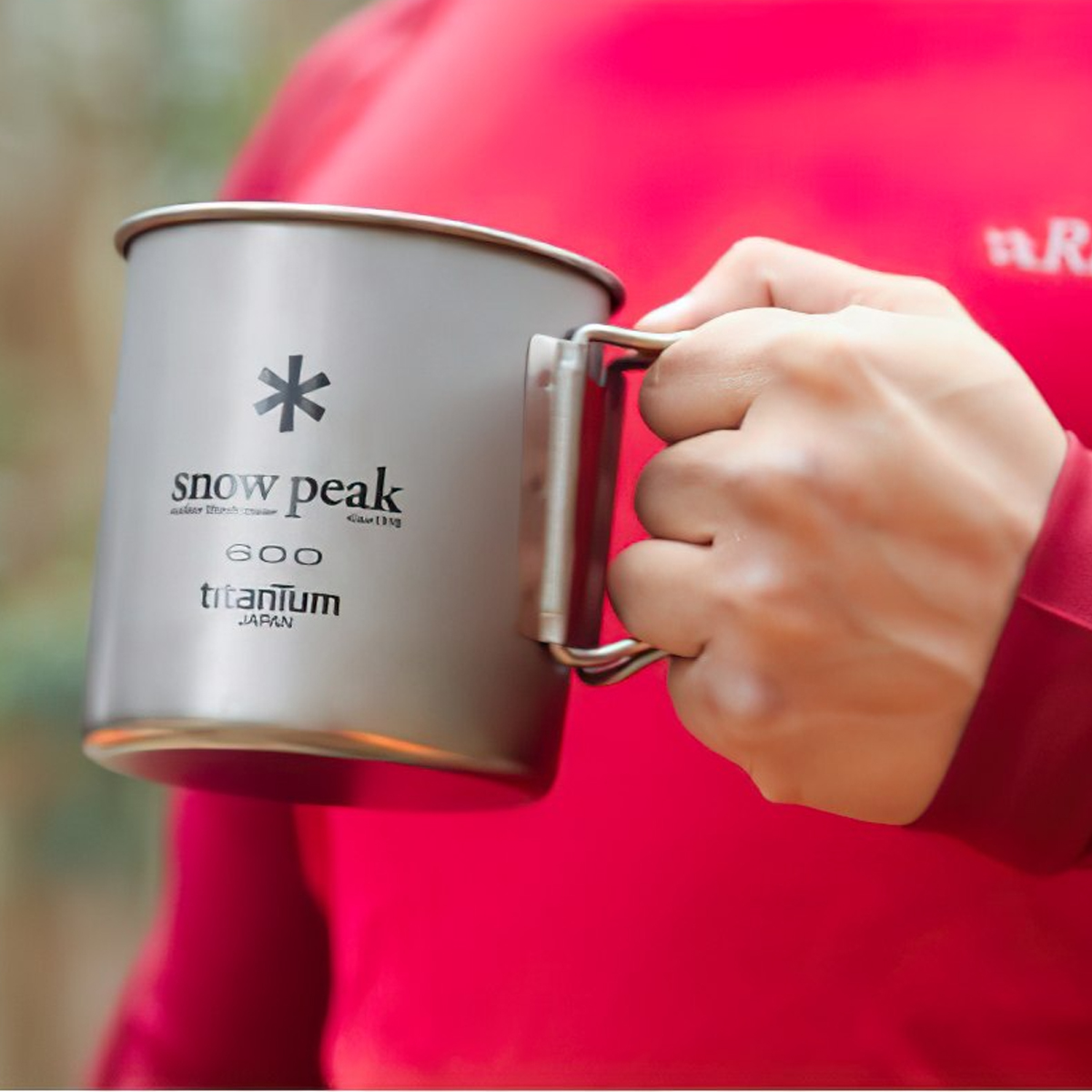 Ly Titan Siêu Bền Và Siêu Nhẹ Cắm Trại Du Lịch Snowpeak Titanium Single Cup 600ml