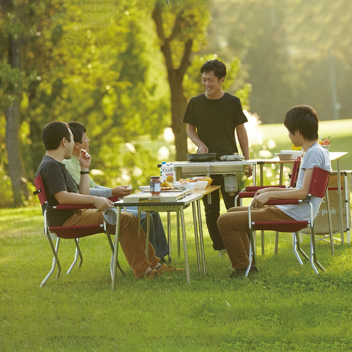 Mặt Bàn Lắp Ghép Cắm Trại Snowpeak Multi-Function Table Bamboo Ck-116Tr