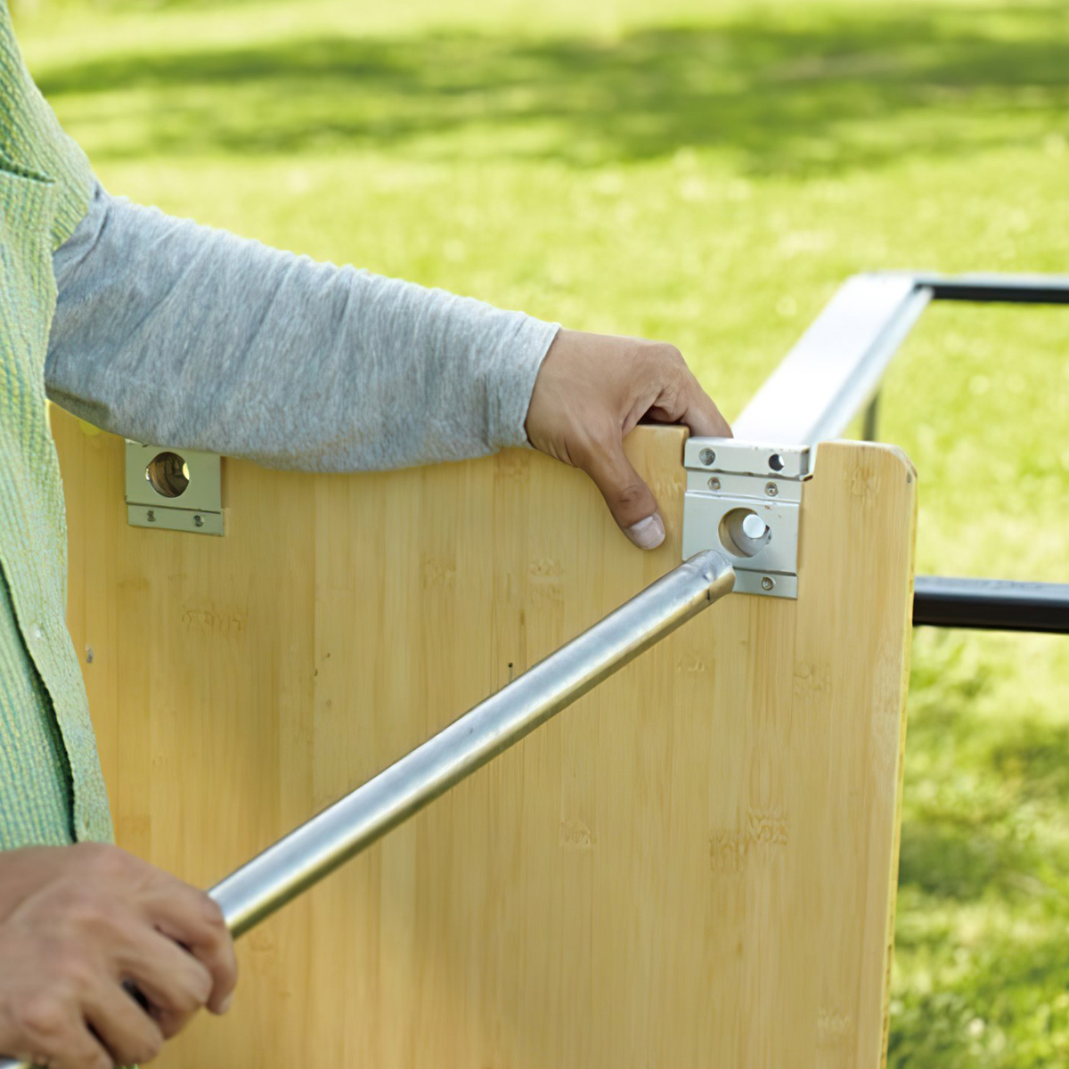 Mặt Bàn Lắp Ghép Cắm Trại Snowpeak Multi-Function Table Bamboo Ck-116Tr