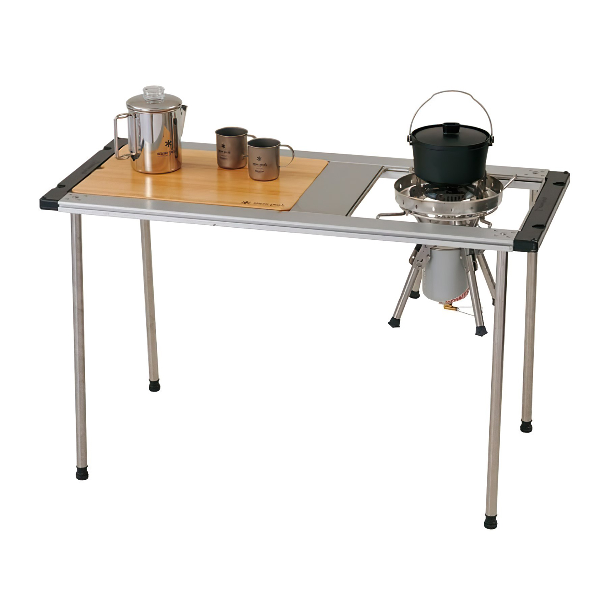 Mặt Bàn Lắp Ghép Cắm Trại Snowpeak Wood Table W Bamboo