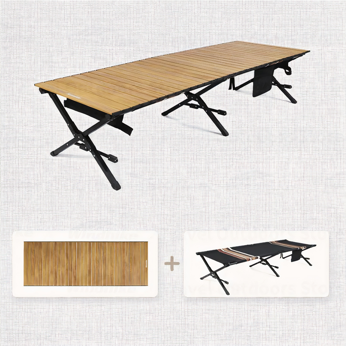 NatureHike CNH22JU036 Mặt bàn nhôm cho giường gấp dã ngoại XJC03