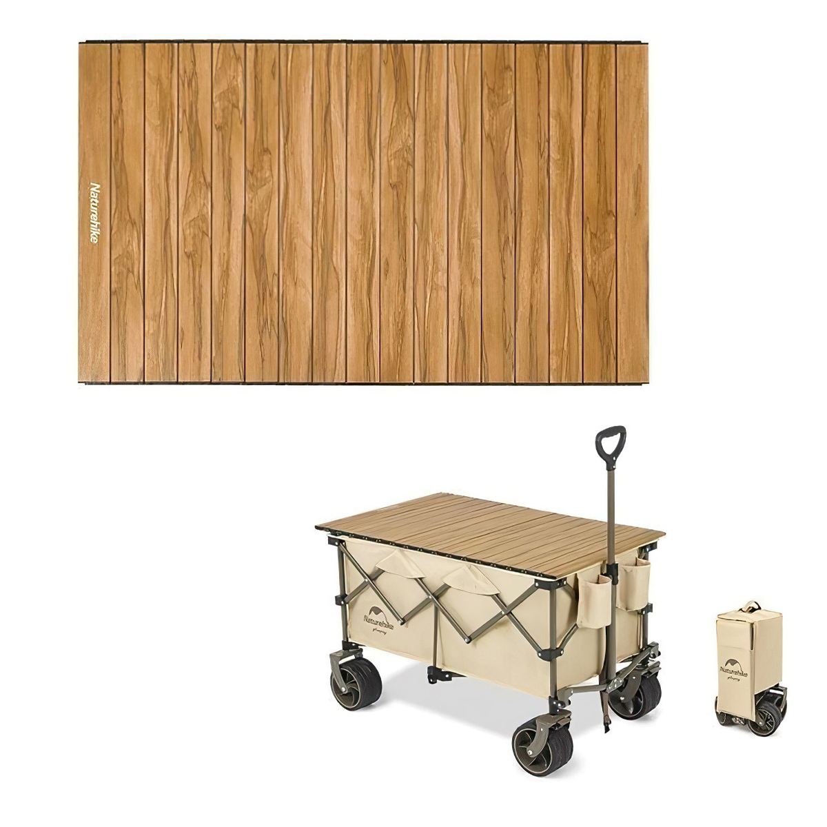 Naturehike NH20PJ005 TC02 Xe Kéo Cắm Trại Xếp Gọn bánh nhỏ