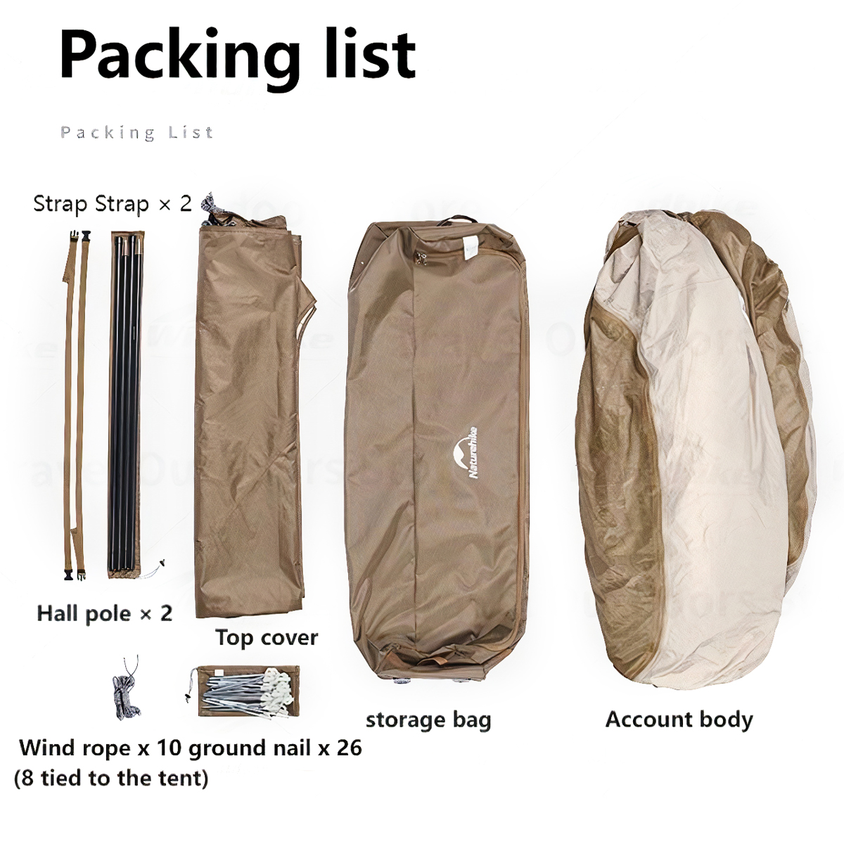 Naturehike Lều Cắm Trại 3 Gian Glamping – Village 17