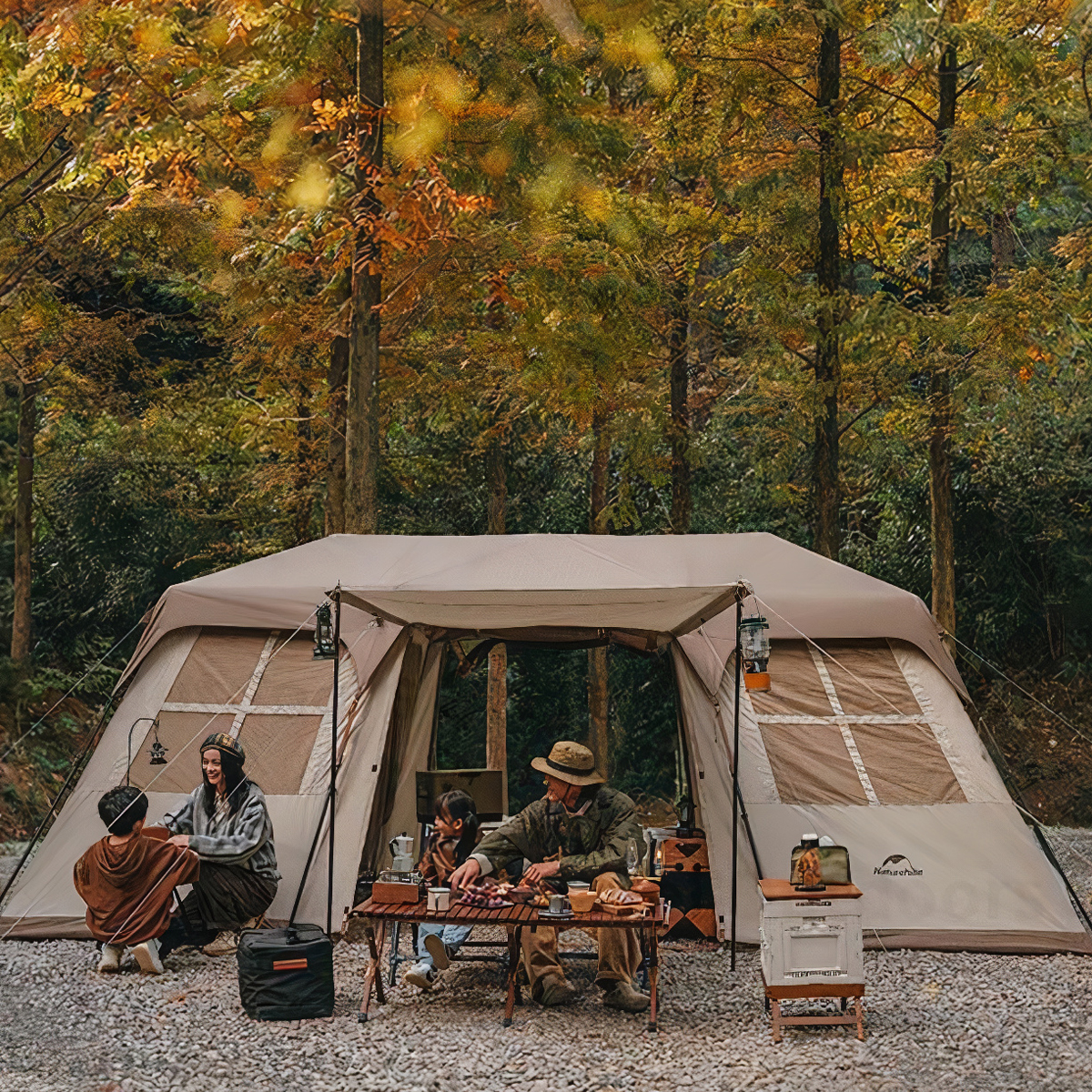 Naturehike Lều Cắm Trại 3 Gian Glamping – Village 17