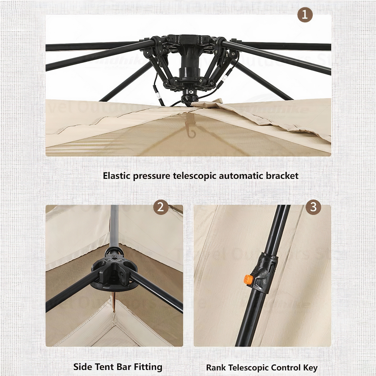 Naturehike Lều Cắm Trại 3 Gian Glamping – Village 17